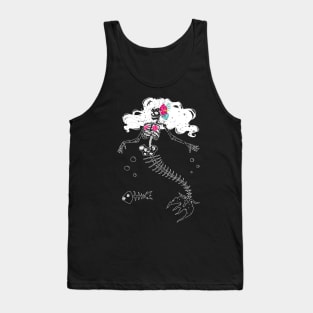 Mermaid Skeleton Horror Fan Gift Tank Top